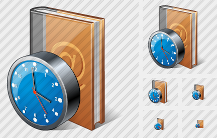 Icono Address Book Clock
