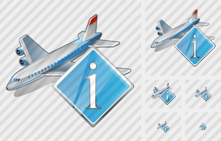 Airplane Info Symbol