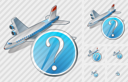 Airplane Question Symbol