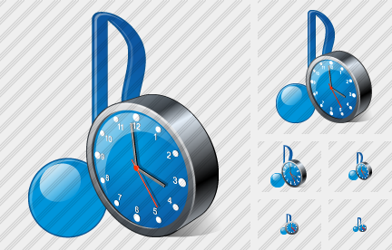 Audio Clock Icon