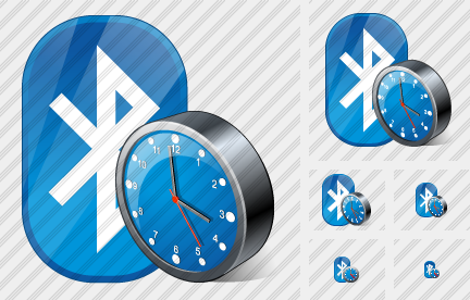 Icône Bluetooth Clock