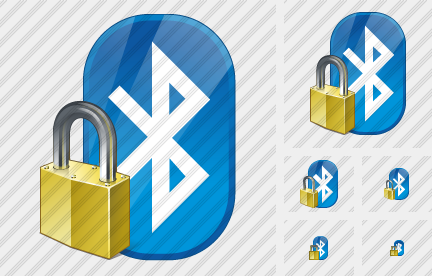 Bluetooth Locked Symbol