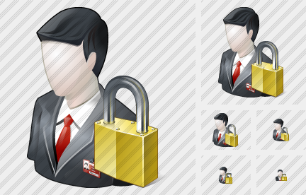Business User Locked Symbol