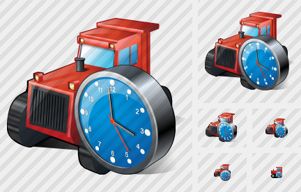 Icône Catterpillar Tractor Clock