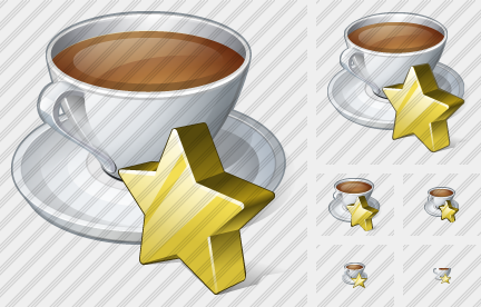 Иконка Чашка кофе Избранное