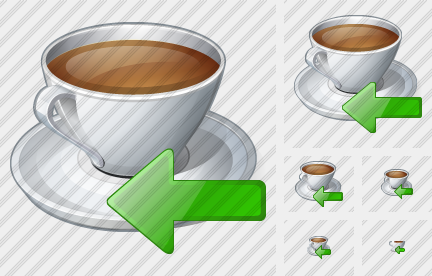 Coffee Cup Import Symbol