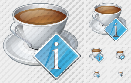 Icône Coffee Cup Info