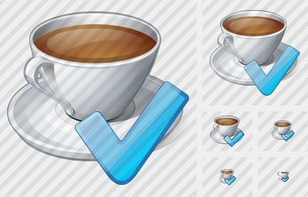 Icono Coffee Cup Ok