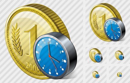 Icône Coin Clock