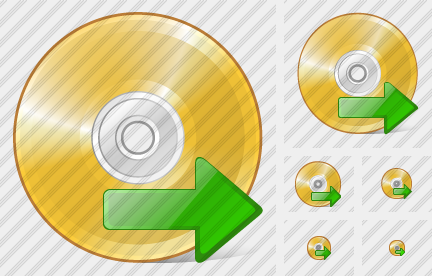 Icône Compact Disk Export