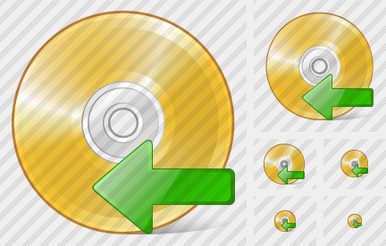 Compact Disk Import Symbol