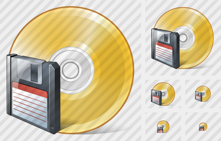 Icono Compact Disk Save