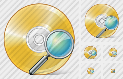 Icono Compact Disk Search