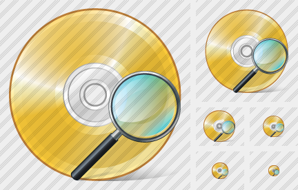 Icône Compact Disk Search 2