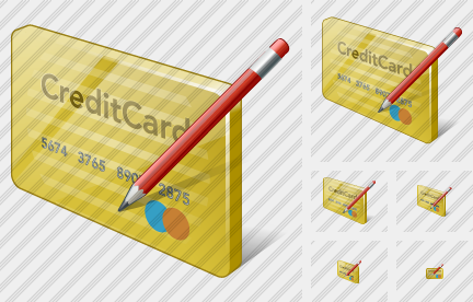 Icône Credit Card Edit