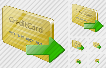 Icône Credit Card Export