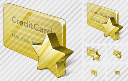Credit Card Favorite Symbol