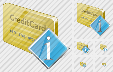 Icône Credit Card Info