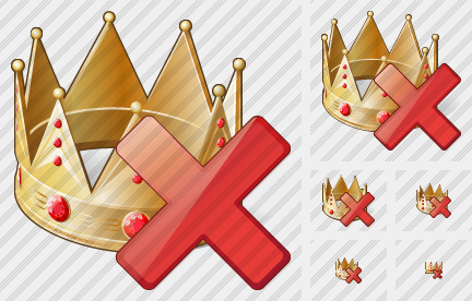 Crown Delete Symbol