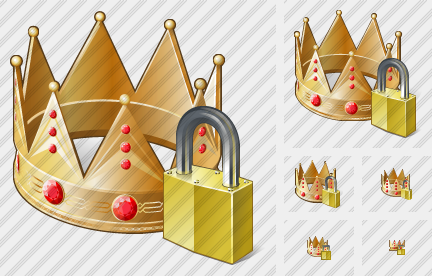 Icono Crown Locked