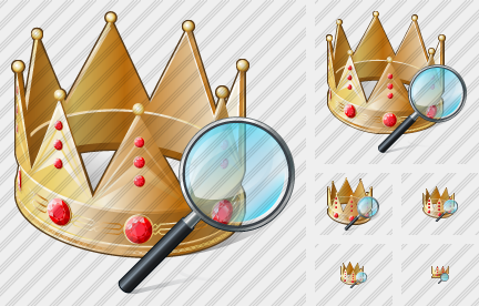 Icône Crown Search 2
