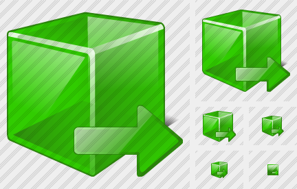 Cube Export Symbol
