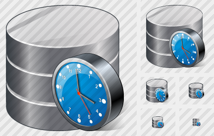 Icône Database Clock