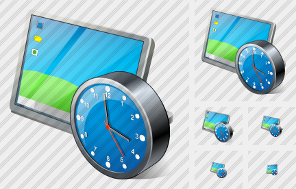 Icône Desktop Clock