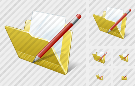 Folder Document Edit Symbol