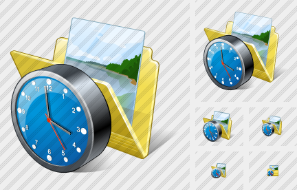 Icono Folder My Pictures Clock