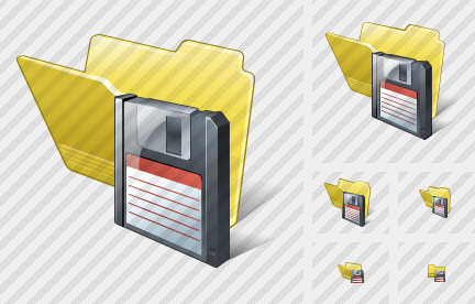Icono Folder Save