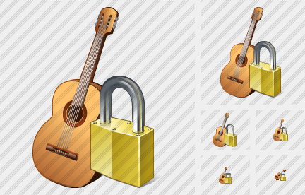 Icono Guitar Locked