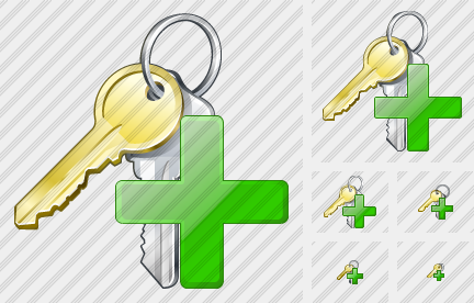 Keys Add Symbol