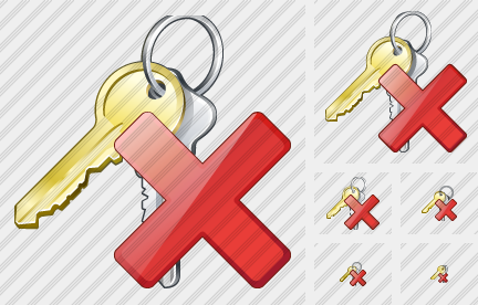 Icono Keys Delete