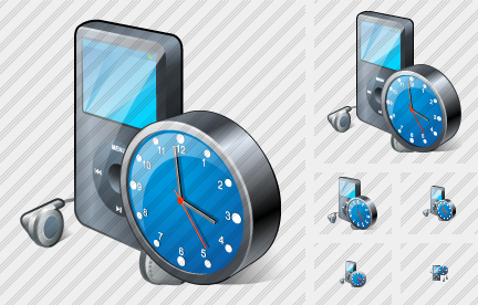 Icono MP3 Player Clock