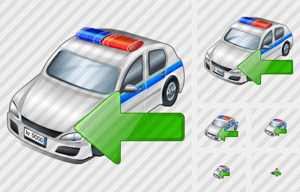 Icône Police Car Import