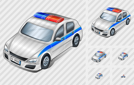 Icône Police Car