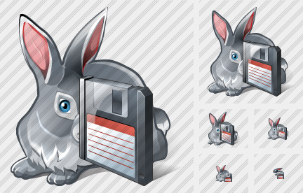 Icône Rabbit Save