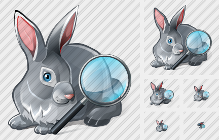 Icône Rabbit Search 2