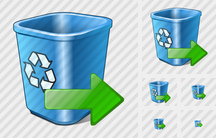 Recycle Bin Export Symbol
