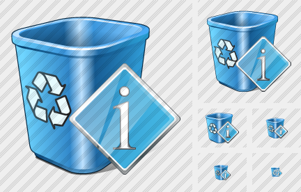 Recycle Bin Info Symbol