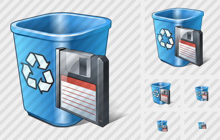 Icono Recycle Bin Save