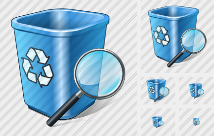 Icono Recycle Bin Search 2