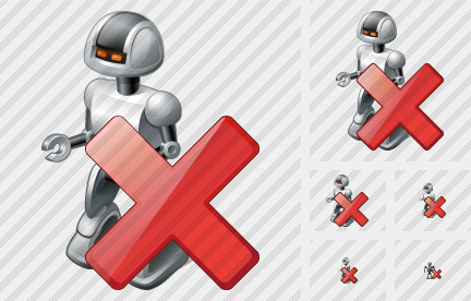 Robot Delete Symbol