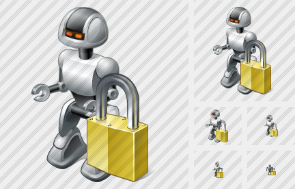 Icono Robot Locked