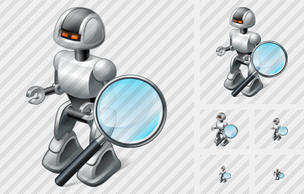 Icono Robot Search 2