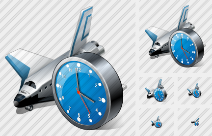 Icône Shuttle Clock