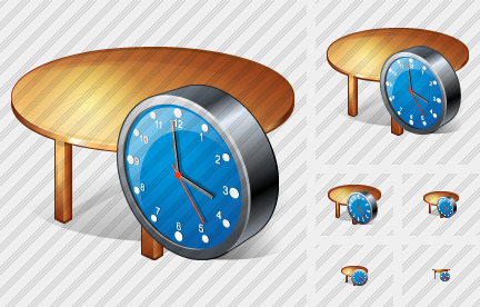 Icône Table Clock