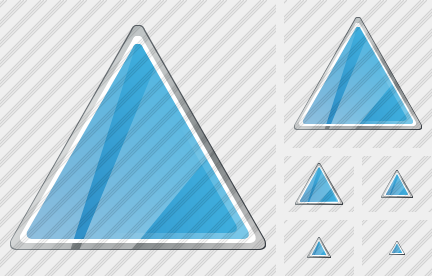 Icône Triangle Blue