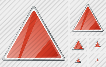 Icono Triangle Red